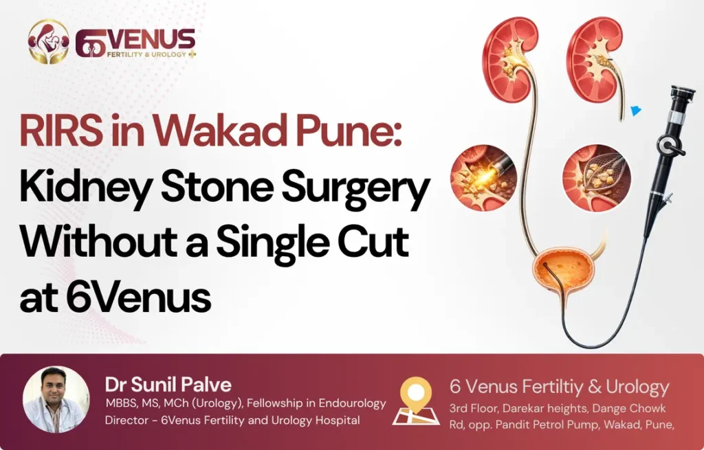 RIRS in Wakad Pune kidney stone surgery without cut at 6Venus Hospital
