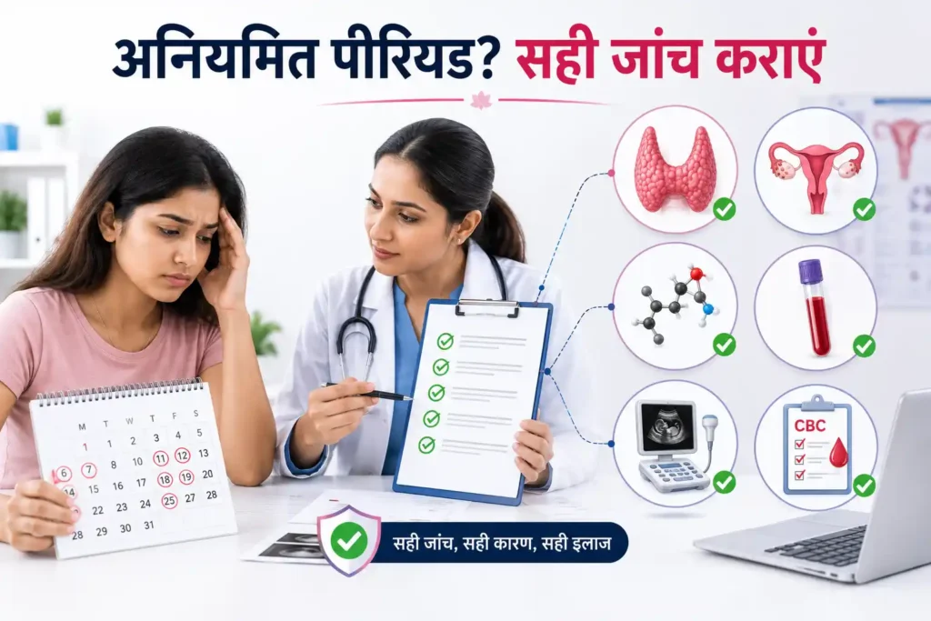 aniyamit period ke karan..