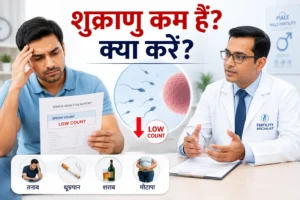 शुक्राणु की कमी दिखाता चित्र, स्पर्म रिपोर्ट, फर्टिलिटी डॉक्टर और पुरुष बांझपन के कारण